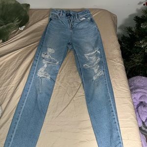 American Eagle Curvy Mom Jean Size 000